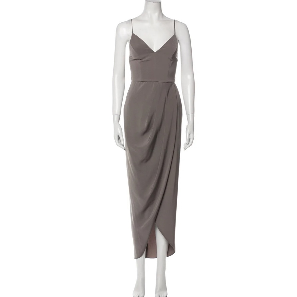 Shona Joy V Neck Midi Dress